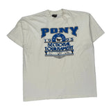 Sectional Tournament Fruit Of The Loom Single Stitch T-Shirt - XL White Cotton Blend