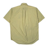 Blake Ralph Lauren Short Sleeve Shirt - Medium Yellow Cotton