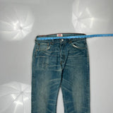 501 Levis Jeans - 32W 31L Blue Denim