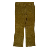 Polo By Ralph Lauren Cord Pants - 34″ Waist Brown Cotton