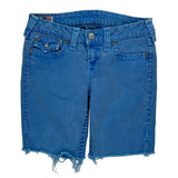 True Religion Denim Shorts - 28W US 0 Blue Denim