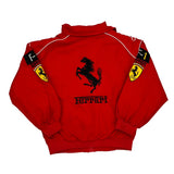 Kids Ferrari Graphic Bomber Jacket - Small Red Polyester