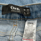 Own. Jeans - 27W UK 8 Blue Cotton
