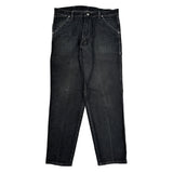 Wrangler Carpenter Pants - 38W 34L Black Cotton