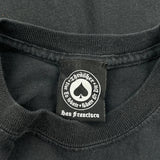 Flame Logo Thrasher Graphic T-Shirt - Medium Black Cotton