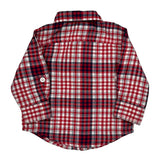 Age 3-6 Months Tommy Hilfiger Checked Shirt - 3XS Blue Cotton