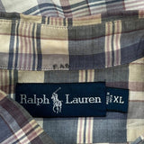Ralph Lauren Checked Short Sleeve Shirt - XL Multicoloured Cotton