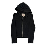 True Religion Studded Hoodie - Medium Black Cotton
