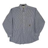 Tommy Hilfiger Striped Shirt - Large Blue Cotton