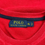 Polo By Ralph Lauren Sweater - XL Red Cotton