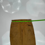 Dickies Carpenter Pants - 32W 31L Brown Cotton