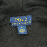Age 6 Polo By Ralph Lauren Hoodie - XS Black Cotton