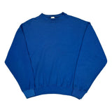 Blank Tultex Sweatshirt - Large Blue Cotton