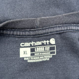 Carhartt T-Shirt - XL Blue Cotton