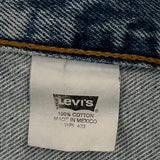 501 Levis Jeans - 36W 31L Blue Cotton