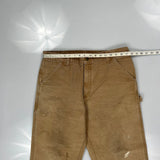 Carhartt Carpenter Trousers - 35W 30L Brown Cotton