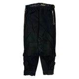Barbour Double Knee Cargo Pants - 32W 30L Black Cotton