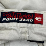 Hip Hop Point Zero Cargo Shorts - 32″ Waist Beige Cotton