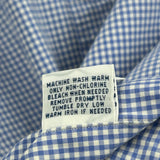 Checked Ralph Lauren Slim Fit Shirt - Medium Blue Cotton
