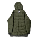 The North Face Reversible Puffer - Large Green Polyester