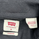 Levis Polo Shirt - Medium Black Cotton