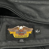 An American Legend Harley Davidson Leather Chaps Belt - Large Black Leather