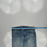 501 Levis Jeans - 36W 30L Blue Cotton