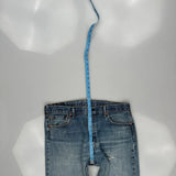 501 Levis Jeans - 36W 30L Blue Cotton
