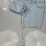 Lee Denim Shorts - 32W 6L Light Wash Cotton