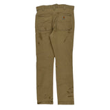 Carhartt Trousers - 30W 32L Khaki Cotton