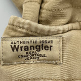 Wrangler Cargo Shorts - 32W 10L Beige Cotton