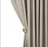 Anydrape Beige Velvet Blackout Curtains – High‑Quality Modern Luxury Drapes for Living Room, Bedroom & Dining Windows