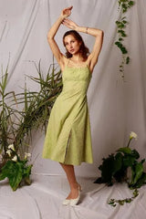 EARTHSTARS DRESS - GREEN