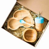 Bamboo Car Plate Weaning Gift Set