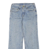 CARHARTT Womens Regular Fit Blue Denim Straight Leg Cotton Blend Jeans W30 L27