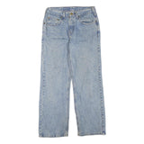 CARHARTT Womens Regular Fit Blue Denim Straight Leg Cotton Blend Jeans W30 L27