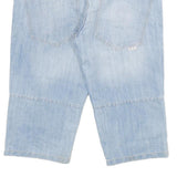 D CO Mens Shorts Blue Denim Casual L W32 Cotton Blend Comfortable Relaxed Fit