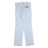 WRANGLER Mens Slim Light Blue Denim Jeans W29 L30 Classic Cotton Zip Pockets