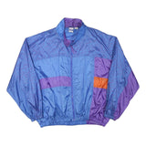 PRO SPIRIT Mens Blue & Purple Colourblock Jacket XL Polyester Blend Zip Casual