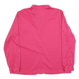 YALLE CLASSICS Womens Pink Basic Shirt Long Sleeve Collared XL Soft Cotton Blend