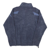 HELLY HANSEN Mens Navy Blue Jacket L Polyester Fleece Zip Front Outdoor Casual