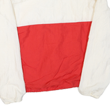 Mens Cream & Red LHS Zip Jacket L Polyester Blend Plain Casual Outerwear