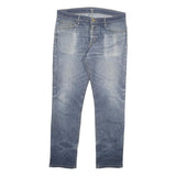 CARHARTT Mens Jeans Blue Regular Straight Denim Medium W36 L32 Classic Zip