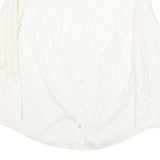 TOMMY HILFIGER Womens White Shirt Long Sleeve Collared M Classic Cotton Blend