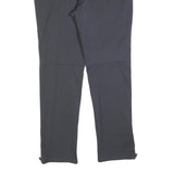 PRADA Womens Polyester Blend Black Slim Trousers W34 L30 Zip Closure Stylish