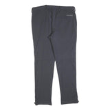 PRADA Womens Polyester Blend Black Slim Trousers W34 L30 Zip Closure Stylish