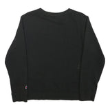 CHAMPION Boys Black Crew Neck XL Cotton Blend Pullover Sweatshirt Logo