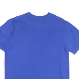 NIKE Mens Blue Orange The Blue Graphic T-Shirt L Short Sleeve Crew Neck