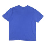 NIKE Mens Blue Orange The Blue Graphic T-Shirt L Short Sleeve Crew Neck