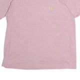CARHARTT Womens Pink Crew Neck Cotton T-Shirt XL Pocket Casual Basic